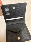 Maison Margiela Bifold Wallet Grain Leather Four Stitches Black Mens