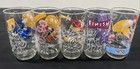 Vintage 1977 Mcdonald   s Action Series Collectors Glasses Lot Of 5