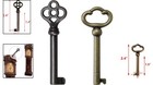 Universal Antique Brass Skeleton Keys - Ideal For Restoring Vintage Furniture