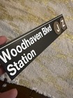 Woodhaven Queens  Subway Sign Replica J  Station Train Nyc Mta New York Rock