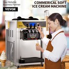 Vevor Countertop Soft Serve Ice Cream Maker 22-30l h Frozen Yogurt Machine