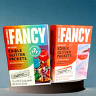 Fancy Sprinkles Edible Glitter Packets Set Of 2   Mystery   Opulust   20 Pks