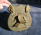 Heavy Bronze Plaque  Us Navy Ship Uss Prairie Ad-15  9   10 Lbs  Destroyer Tend