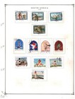 Collection  South Africa Part B Mixed Pages  19887 1996  Cat  73  Mint  used