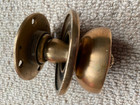 Single Quality  Antique Brass  Round Door Handle Knob