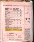 9697 Vintage Mccalls Sewing Pattern Misses 1960s Dress Four Lengths Medium Oop