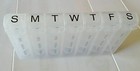 Medline 28 Compartment Pill Box 7 Day Medicine Storage Organizer Container Case