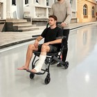 330lb Portable Transport Wheelchair Foldable Travel Mobility Chair  carrying Bag