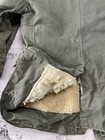 Vintage Ww2 Swedish Army M1909 Sheepskin-lined Canvas Field Coat Jacket