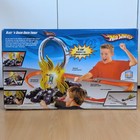 New 2007 Mattel Hot Wheels Blast And Crash Green Friday Set Track Motorized