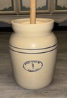 Marshall Pottery Texas 3 Gallon Butter Churn With Lid