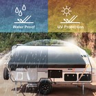 Aleko Rv Awning Fabric Retractable Black Fade Color 10ft X 8ft