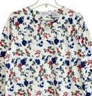 Lauren Brooke T-shirt Top Womens Sz Large Multicolor Floral Long Sleeve Stretch