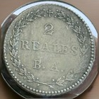 1837 Peru Cuzco B a  2 Reales Silver Coin 0 9 Fineness Real Currency Very Rare