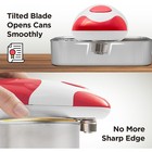 Kitchen Auto Electric Can Opener Red  Smooth Edge Hands-free Automatic