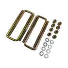 Square U-bolts 2 5  Wide Leaf Springs 8 75  Long For 88-19 Silverado Sierra
