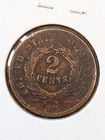 1864 Us Two Cent Piece Coin