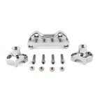 1 7  Handlebar Risers Top Clamp Fit For Harley Dyna Street Bob Softail Sportster