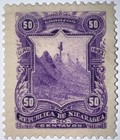 Travelstamps  1893 Nicaragua Stamps Scott  56  50 Cents  Mint  Og  Hinged