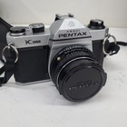 Asahi Pentax K1000 Slr 35mm Film Camera Lenses Bag 1981 Vintage Tested