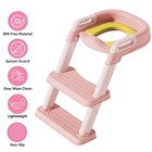 Potty Training Child Toilet Seat With Ladder  Portable Non-slip For Home  pink 