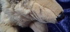 Rare Fao Schwarz Exclusive Timber Wolf Brown Plush  Animal Hard Nose 2013 