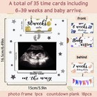 Sonogram Picture Frame  Ultrasound Picture Frame With Baby Countdown Weeks So   