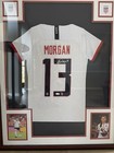 Alex Morgan Womens World Cup Signed Usa Soccer Framed Autograph Jersey
