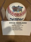 Chuck Knoblauch Signed Official Mlb Baseball-twins-new York Yankees Tristar Coa