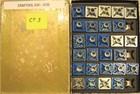 Vintage Craftool 3d Leather Stamps Lot Ct-3 Stamps   8301 - 8329 Very Good Cond 
