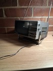 Philco Portable Vintage Tv Am fm Radio Ac dc Model Ob 230s Gy01