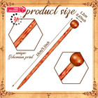 Cindeer 12 Pieces Wooden Hair Sticks 1 Count  pack Of 12   Multiple Colors
