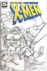 X-men 1 - Blank Sketch Variant Cover W wraparound Original Art By La Rosa   Coa