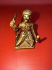 Antique Thai Bronze Miniature 2  Musicians 4 Pc Set Rare Find