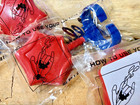 2002 Kellogg s Cereal Promotional Spider-man Water Squirter Web Shooter Set Of 4