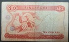  1967  Singapore 10 Dollars P3a A3-084232 