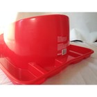 Flexible Flyer Toddler Boggan Red Plastic Injection Molded Toboggan 27l X 10 5h