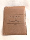 Wwii Family Ration Book Lot Mason City Iowa   Holder   Red Tokens Opa 1943-45