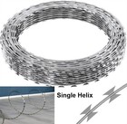 Razor Wires Barbed Wire Fence 50 325ft 1 Roll Galvanized Barbed Wire Razor Fence