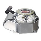 Silver Pull Recoil Starter Assembly Fan Cover Housing For Predator 212cc Kt196