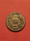 1927          Brazil 1000 Reis World Coin Km 525 Very Good Detail Free Shipping 