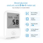 Dual Function Monitor - Uric Acid   Blood Sugar Level Checker Kit