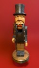 Vintage German Carved Wood Chimney Sweep 13   h Nutcracker W  Ladder  Germany Made
