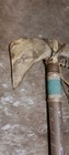  awesome 1960 Vintage Native American Bison Jawbone Tomahawk War Club Quality  