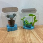 2 Solar Dancing Swinging Toys Figures Bobbing Swinging Turtle Musician Mouse 4 