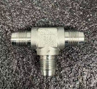 Used Swagelok Ss-4-vcr-t  316 Stainless 1 4 In  Union Tee Vcr Face Seal Fitting