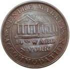  1837  New York Ht 239a  r-1  Centre Market Hard Times Token 