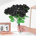 100pcs Pre-shaped Satin Ribbon Petals  Diy Forever Rose Making Supplies For Wedd