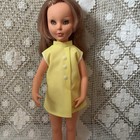 Cute Vintage Furga Alta Moda Sheila Doll In Mod Yellow Dress
