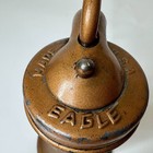 Eagle Vintage Pump Oiler Oil Can Long Spout Copper Tone Metal Industrial Tool